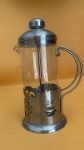 CAFETEIRA PRENSA FRANCESA, CAFE, CHA, VIDRO METAL , CONSERVADA