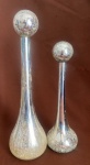 VASOS BOLA ESPELHADO,DECORATIVOS ,TEM MARCAR DO TEMPO  RESTAURO EM UMA DAS TAMPAS QUE NAO INTERFERE NA PEÇA FOTO 