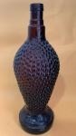 ANTIGA GARRAFA DE VINHO, VIDRO ESCURO, BOM PARA BASE DE ABAJUR, 34CM CONSERVADA