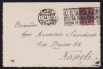 Itália 1928 - Envelope selado, circulado na Itália circulado por Ferrovia!