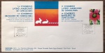 Brasil 1977 - Envelope timbrado do Congresso de Cunicultura (coelhos) com selo e carimbo comemorativo oficial do evento!