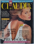 Revista CLAUDIA - Janeiro de 1996 (Edição Especial Previsões) Relíquia para colecionadores e pesquisadores de moda. Esta edição icônica traz o guia completo de previsões para o ano de 1996 e o melhor do estilo "verão 90s"