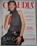Revista CLAUDIA - Edição nº 487 (Abril de 2002)Relíquia para colecionadores e entusiastas da moda e comportamento do início dos anos 2000. Esta edição é um registro icônico da época, unindo tendências de moda jeans e pautas clássicas de comportamento e bem-estar.