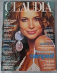 Revista CLAUDIA - Edição com Alinne Moraes (Maio de 2004)Relíquia para colecionadores, esta edição traz a icônica atriz Alinne Moraes na capa e um conteúdo rico que mistura comportamento, carreira e bem-estar de meados dos anos 2000.