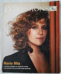 Revista EXPRESSIONS - Edição nº 77 (Ago/Set/Out 2014)Relíquia para colecionadores em excelente estado. Esta edição da prestigiada The Platinum Card Magazine (American Express) traz a cantora Maria Rita em uma capa icônica e entrevista exclusiva sobre sua transição e sucesso no mundo do samba.