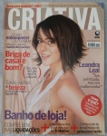 REVISTA CRIATIVA Nº 208 CAPA LEANDRA LEAL