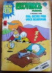 Edição Extra Nº 159 - Escoteiros Mirins (Março 1985)Relíquia histórica da Editora Abril, lançada originalmente em março de 1985. Este exemplar é dedicado inteiramente aos Escoteiros Mirins (Huguinho, Zezinho e Luisinho), trazendo aventuras clássicas de acampamento e exploração.
