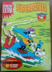 Walt Disney Edição Extra Nº 157 - Superpateta (Agosto 1984)Relíquia histórica da Editora Abril, lançada originalmente em agosto de 1984. Este exemplar é inteiramente dedicado ao Superpateta, trazendo uma temática de ficção científica inspirada nos grandes clássicos do cinema e celebrando o aniversário do Pato Donald.
