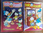 Lote 02 Gibis Pato Donald - Edições Anos 80 (Colecionador)Oportunidade para entusiastas de quadrinhos Disney! Este lote apresenta dois exemplares marcantes da revista quinzenal Pato Donald, publicados pela Editora Abril no auge da década de 80. São itens que preservam a estética e o humor clássico de Patópolis.