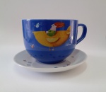 Gustavo Rosa, Aviador, Coleção Inverno Visa, xícara com 10cm de diâmetro e 8,5cm de largura, pires com 15cm de diâmetro