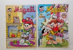 Lote com 2 Gibis da Magali, Editora Globo e Panini Comics, no estado