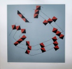 Judith Lauand, Composição, gravura, tiragem 25/100, 50x50cm, sem moldura