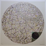 Wakabayshi, Temari, gravura, tiragem 104/120, 2005, 72x72cm, sem moldura