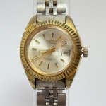 RICOH - Relógio automático, funcionando. Pulseira: 12mm. Caixa: 2,6cm x 2,7cm, vertical x horizontal, sem contar a coroa. ***ATENÇÃO! ESTE RELÓGIO NÃO POSSUI GARANTIA DE FUNCIONAMENTO. Produto sendo vendido conforme ESTADO, testado, ou não, diz respeito apenas ao momento da catalogação. Recomenda-se revisão.*** Se necessário, solicitar mais fotos, vídeos ou perguntas para análise via e-mail reidaantiguidade@gmail.com, Obrigado pela visita!