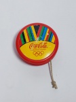 IO-IÔ - Promocional da Coca-Cola - Olimpíadas - Worldwide Partner - Medida: 6 cm diâmetro x 2,5 cm de espessura. Conforme fotos.