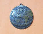 Medalha Paz Através do Turismo - Embratur - "Rara" - Dimensão: 40 mm - 23