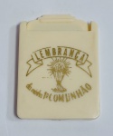 Antigo Adorno Religioso - Lembrança da Minha 1ª Comunhão - Plástico rígido e Metal - Medida fechado: 6 cm x 4,5 cm x 0,7 cm. Conforme fotos.
