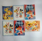 Lote com 6 Lindos e Conservados Cartões Postais - The Walt Disney Company - THE O.S.P LINE - Made in USA - Medida: 15,5 x 10 cm. Conforme fotos.