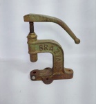 Antiga Prensa Balancim em ferro fundido - Graziano Nº 10 - Medida: 24 cm de altura x 19 cm x 8 cm. Conforme fotos.