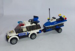 Miniatura de Carrinho  -  Representando Viaturas da Policia  -  MEGA BLOKS  -  Use sua Imaginação para Montar. Conforme Fotos  -  Medida Total:  24 x 5 x 10 cm.