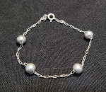 PRATA DE LEI - PULSEIRA EM PRATA. MEDINDO 20 CM E PESANDO 2.7 GRAMAS