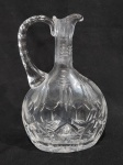 BACCARAT - DECANTER EM CRISTAL FRANCÊS, LAPIDAÇÃO DEDÃO. MEDINDO 24 X 10 X 16 CM