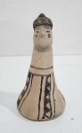KARAJÁ - ANTIGA ESCULTURA EM BARRO.  MEDINDO 13 X 7 CM