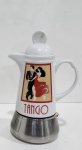 ANTIGA  CAFETEIRA ITALIANA TANGO. MEDINDO 24 X 11.5 X 15 CM