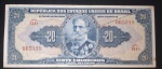 Cedula - Brasil !! valor de 20 Cruzeiros cor Azul !! do tipo Autografadas !! grande valor de mercado !! carca de 65,00 reais !! estado de MBC ++