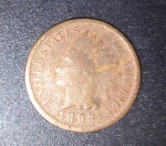 Moeda de USA !! Valor de One Cent !! data muito antiga 1893 !! esfigie do Indio !! em material cobre !! acervo de colecionador !! alto valor internacional !! cerca de 40 reais !!
