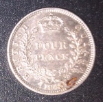Moeda - estrangeira - INDIA !! Possessão Inglesa.. data de 1948 !! material Prata !! ultimas antes da Independencia do Pais !! muito dificil aparecer ... acervo de colecionador antigo