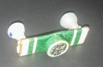 Medalha - Barrete do exercito !! graduação de promoção ou Honra ao Merito  militar  !! cor verde e branco com brasão do exercito !!