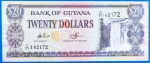 Cedula/ Guyanna Inglesa !! Flor de estampa!! 20 dollares  !!! 