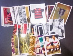 Colecionismo- 65 Figurinhas do album Flamengo Clube de Regatas !! sendo 14 cromadas e 16 preto e branco restante normais !! perfeito estado !! valor inicial abaixo de mercado !!