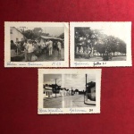 Fotografias - 3 Fotos de Goiânia , feira no ano 1969 + Rua Martírios /1970 e Avenida em julho de 1970 !!