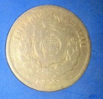 Moedas/Brasil - valor de 200 Réis ano de 1875 !  Tempo do Imperio  !! Data muito escassa  !!.