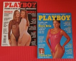 Revista - Playboy !! Dora Bria !! e as Gemeas Alucinantes !!  !! edições de 1993 2 peças mito antigas raridades bem antigas !! acervo de colecionador !!  valor de mercado muito maior !!