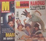2 Revistas Manchete !! EDIÇÃO hISTORICA !! Mamonas a Tragédia que Chocou o Brasil !! edição de março de 1996 !! + 1 ano depois Março de 1997 Mamonas de quem foi a Culpa !! perfeito para colecionadores !! acervo de colecionador !!