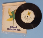 Colecionismo- Disco tipo compactor do Hino Nacional Brasileiro !! Orquestra Sinfonica Brasileira !! edição do ano de 1977 !! contem tambem Hino A Bandeira !!