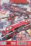 Revista - Quadrinhos !! DEAD POOL !! NUMERO 1 !! Nova Marvel !! - Panini !! DEAD POOL contra SHIeld !! capa linda !! conteudo muito irreverente !! acervo de colecionador !! edição de ano de 2015 !!
