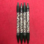 4 canetas com Cédulas trituradas /Usa,  souvenir da Casa da Moeda dos Estados Unidos, modelo  esferográfica a tinta secou então não está escrevendo !! puro colecionismo !!! dificil de aparecer !!!