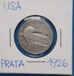 Moeda / Usa Quarter Dollar de prata !!! ano de 1926 !!! bem abaixo de valor de mercado !!!, bom estado de conservação