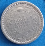 Moeda / India !! Material prata !! Final da Possessão Inglesa ano de 1946 !!raridade  !!