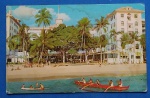  Postal _ (USA) - HONOLULU !!! Ilhas do hawai !!! Decada de 1960   !!! , com selo de Kenedy !!! 