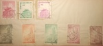 Filatelia, 8 selos do Japão, muito antigos - raridades !!!