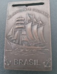 Medalha da Marinha do Brasil !! Comemorativa a VIII - Viagem de Instrução !! Guardas Marinhas de ano 1946 !!Navio Almirante saldanha !! acervo de colecionador !!