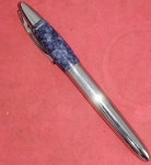 Caneta - Coleção Agostini !! Ponta tipo Tinteiro - material Tungstenio !! Made in Germany !! Corpo cromado com detalhe cor marmorizada na tampa !! Carga tipo Descartavel !! Acervo de colecionador , perfeito estado !! 