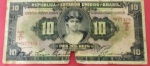 Cédula/Brasil valor de 10 mil réis, ano de 1927 até 1951