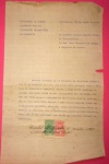 Militarismo, requerimento de soldado do batalhão do exercito da companhia de caçadores para baixa do serviço Militar !! Documento selado com data de 1937- ptimo para modelo de época, feito em papel ao maço