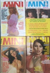 4 revistas Eroticas !! ## MINI  ## !!com fotos coloridas  !! Improprio para menores de  18 anos !! Contem fotos coloridas de Nú Total !! Contos eróticos e fotonovela Eróticas !! edição antiga !! acervo de colecionador